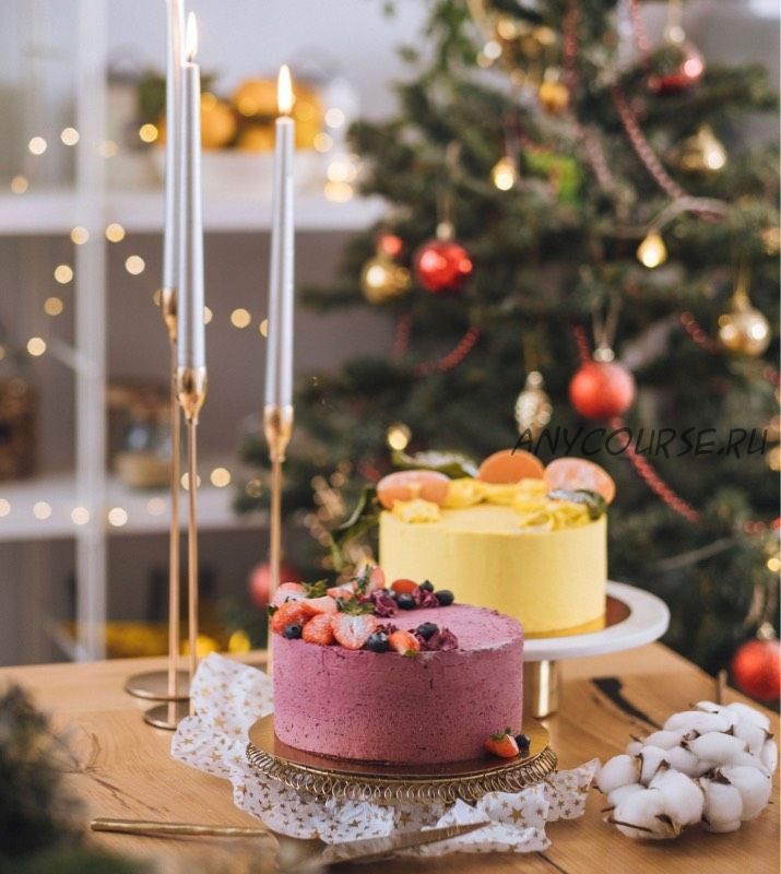 [Awaken_school] Winter holiday cakes 2021: зимние торты (Елена Богданова, Дарья Моо)