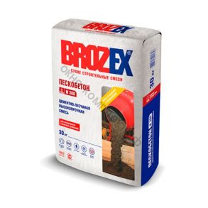 Пескобетон Brozex М-300 30 кг, шт код:087084