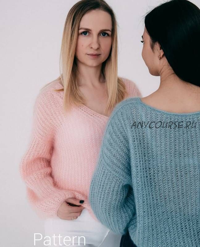 [skrobova_knits] Пуловер оверсайз «Breath pullover» (Инна Скробова)