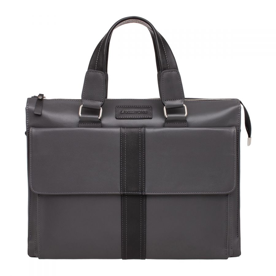 Деловая сумка LAKESTONE Wembley Grey/Black 925331/GR/BL