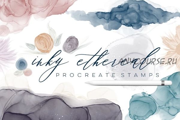 Inky Ethereal Procreate Stamps (Alaina Jensen)