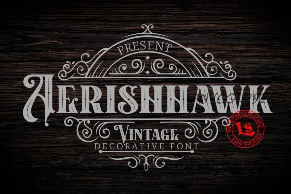 [Creativefabrica] Aerishhawk Font (Gumacreative)