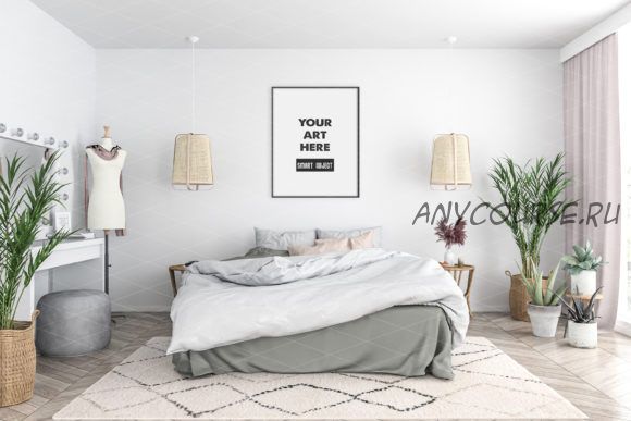 [Creativefabrica] Bedroom - 5867559, Mockup, PSD (Elmil Design)