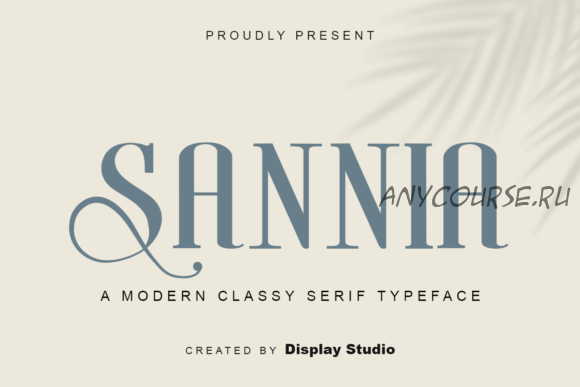 [Creativefabrica] Sannia Font (DisplayStudio_)