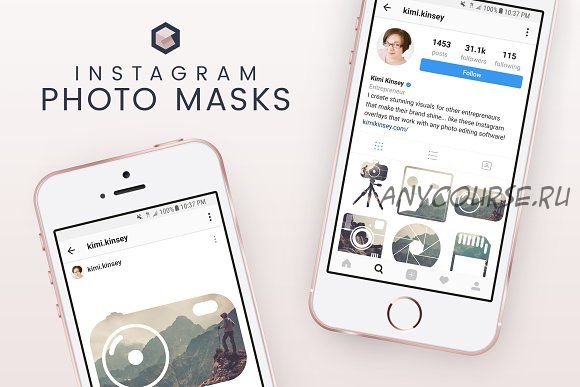 [CreativeMarket] Instagram Photo Masks - Photography, 2018