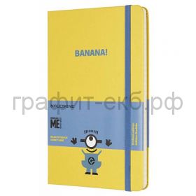 Книжка зап.Moleskine Large MINIONS линейка желтая LEMI01QP060M10