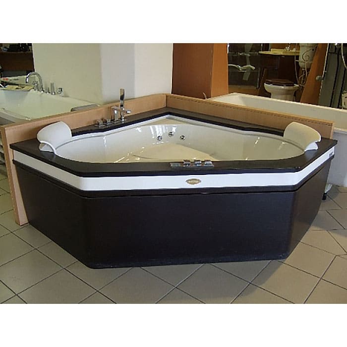 Гидромассажная угловая ванна Jacuzzi Aura Corner 160x160 Wood ФОТО