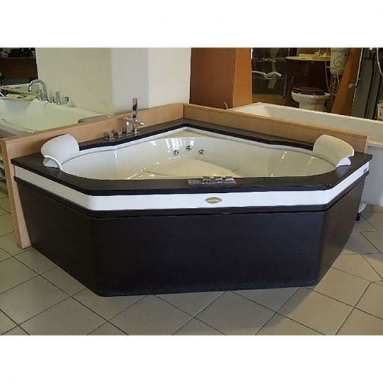 Гидромассажная угловая ванна Jacuzzi Aura Corner 160x160 Wood схема 6