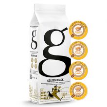 Кофе  в зёрнах Golden Brasil Coffee Black 80% арабика + 20% робуста Халяль - 1 кг (Италия)