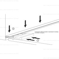 Микроплинтус МКП-25 монтаж