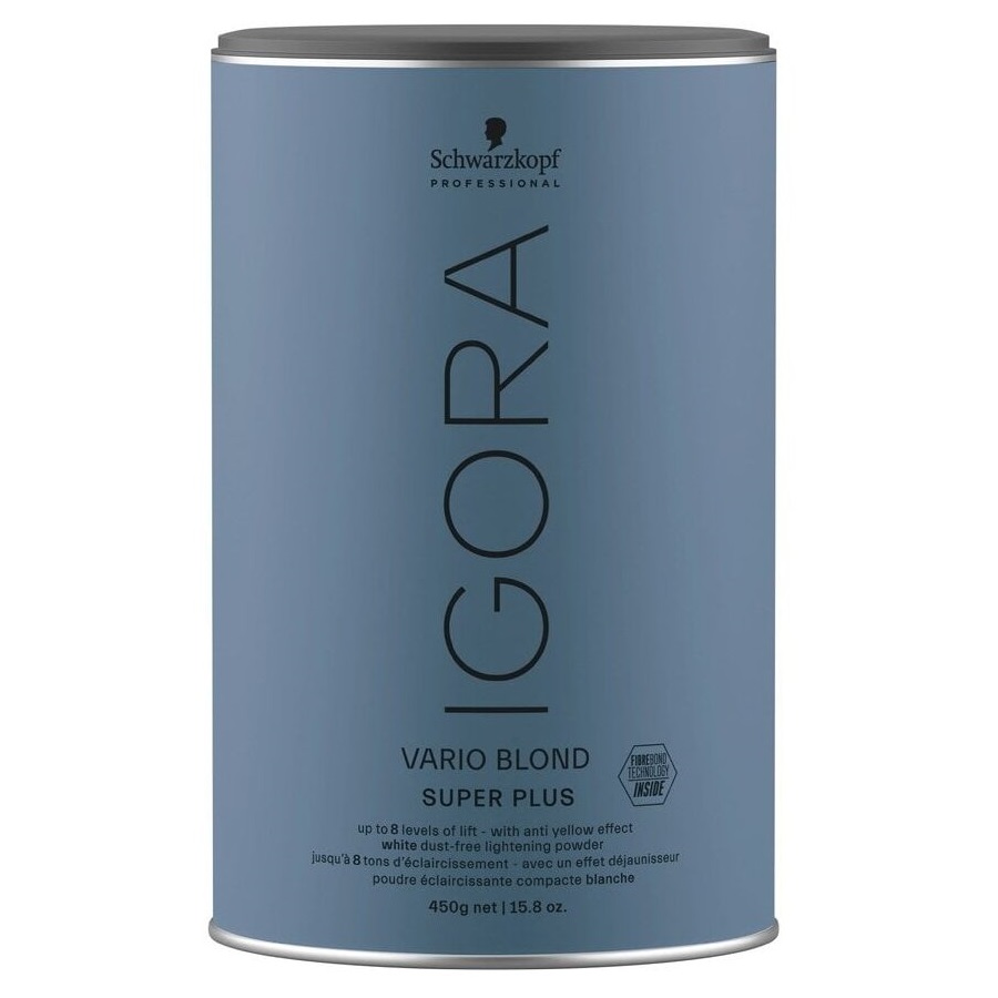 Порошок для волос Schwarzkopf Осветляющий VARIO BLOND PLUS (Серая банка) 450 гр. (арт.1356)