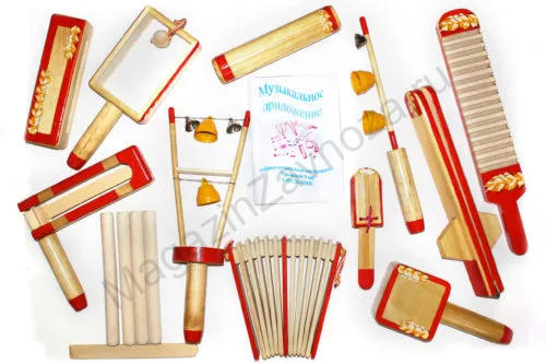 Набор шумовых музыкальных инструментов