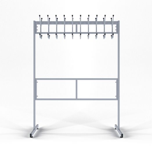 АБП-6349 Вешалка гардеробная разборная (20 крючков)