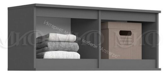 Полка навесная (Антресоль малая) Челси Графит