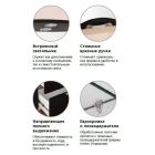 Подвесная тумба 50 см с раковиной Style Line Жасмин-2 Люкс Plus