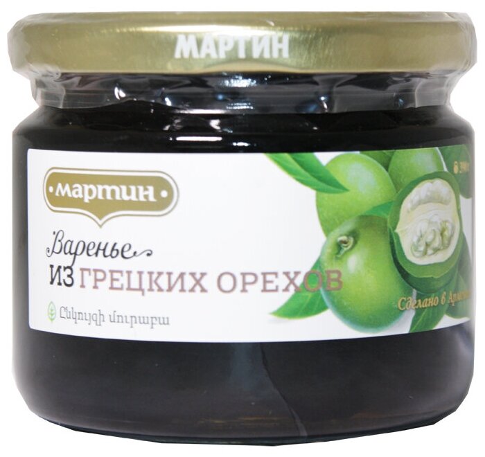 Варенье из грецкого ореха 390г