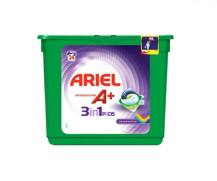 ARIEL A+ 3in1 color капсулы 24 шт