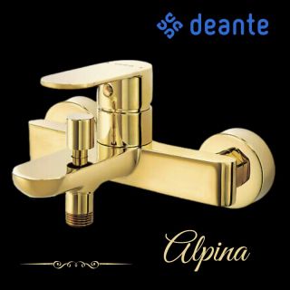 Смеситель для ванны настенный Deante ALPINIA BGA Z10M золотой - SANTEXNİKA SHOP