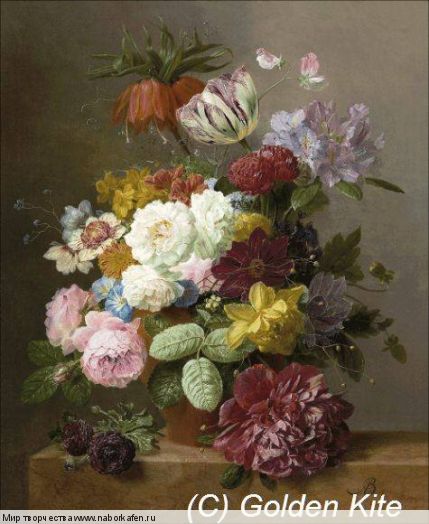 Набор для вышивания "1656 Roses, Peonies, Tulips and Narcissi"