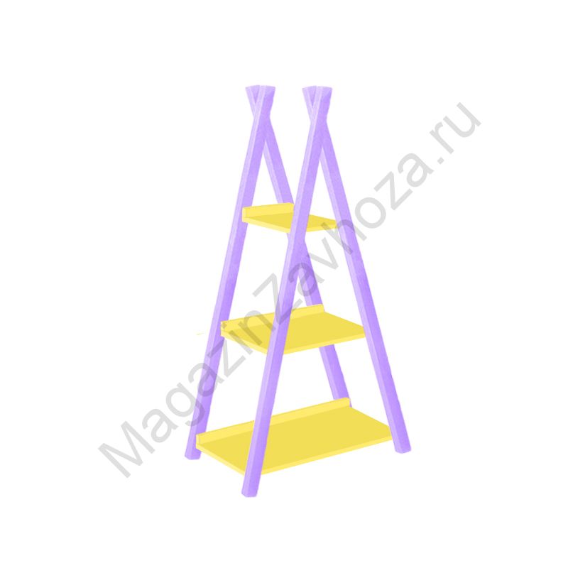 СТЕЛЛАЖ 24 ( 3 ПОЛКИ )