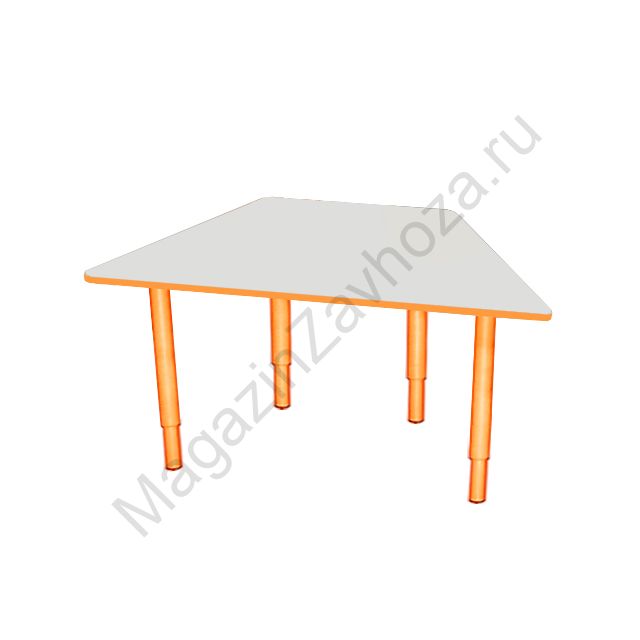 СТОЛ ЛДСП 66-1 (ШКОЛА) НА РЕГУЛИРУЕМЫХ ПО ВЫСОТЕ НОЖКАХ