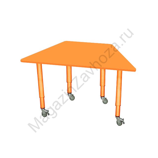 СТОЛ ЛДСП 68-1 (ШКОЛА) НА РЕГУЛИРУЕМЫХ ПО ВЫСОТЕ НОЖКАХ