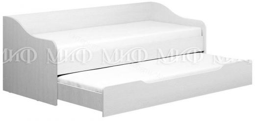 Кровать выдвижная "Вега Fashion" 2,0/1,96*0,9 м Белый