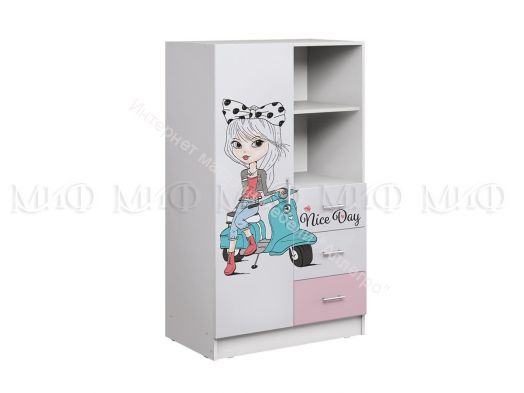 Шкаф комбинированный Вега Fashion-1