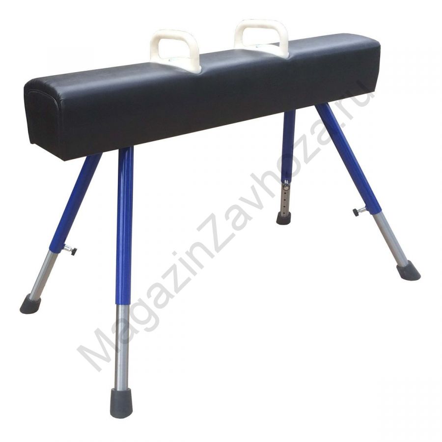 Конь гимнастический маховый переменной высоты, ручки пластик