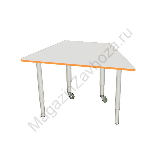 СТОЛ ЛДСП 81-7 (ШКОЛА) НА РЕГУЛИРУЕМОМ ПО ВЫСОТЕ МЕТАЛЛОКАРКАСЕ