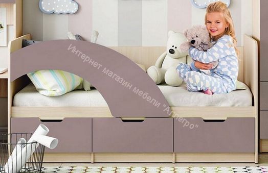 Детская "Юниор-3" Шарли Пинк, Дуб Беленый