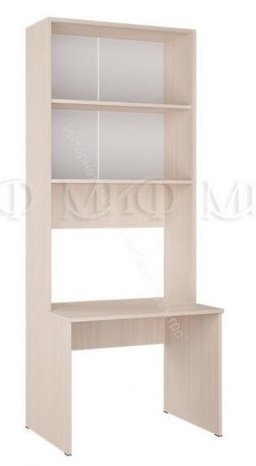 Стол с надстройкой "Юниор-3" Шарли Мокко, Дуб Беленый