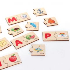 Деревянный пазл Русский алфавит