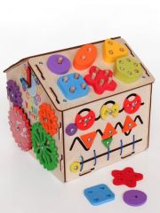 Бизиборд домик бизидом Светофор мини Yoshatoys