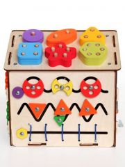 Бизиборд домик бизидом Светофор мини Yoshatoys