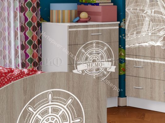 Комод "Юниор-2" ЛДСП Немо