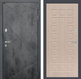 Дверь входная Лабиринт LOFT 04 Беленый дуб