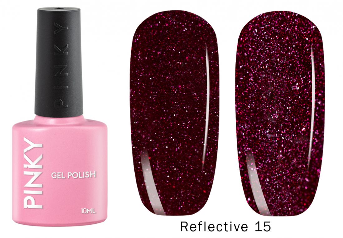 Гель-лак PINKY Reflective № 15, 10 мл