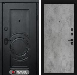 Дверь входная Лабиринт GRAND 24 Бетон светлый металлическая