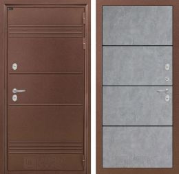 Входная дверь Лабиринт Термо Лайт 25 Бетон светлый