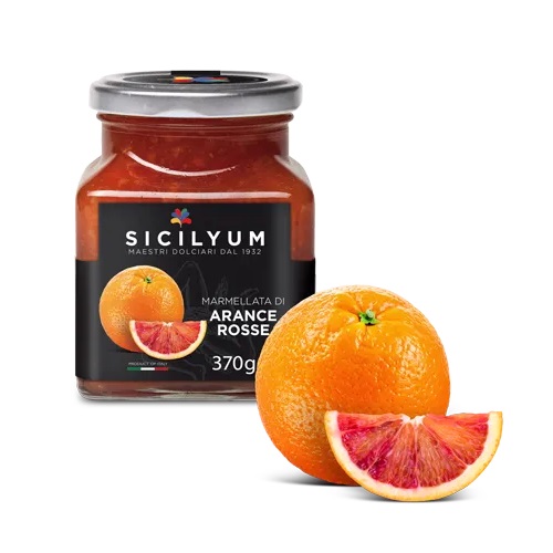 Мармеллата из красного апельсина Sicilyum 370 г, Marmellata di arancia rossa 370 g