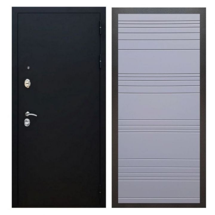 Дверь входная металлическая Great Doors X5 Черный муар ФЛ-14 Силк Титан