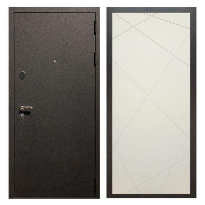 Дверь входная металлическая Great Doors X5 Черный крокодил ФЛ-291 Софт Шампань