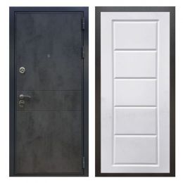 Дверь входная Great Doors X290 Бетон Темный ФЛ-39 Белый Софт