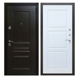 Дверь входная металлическая Great Doors Х Премиум Венге ФЛ-3 Белый Софт