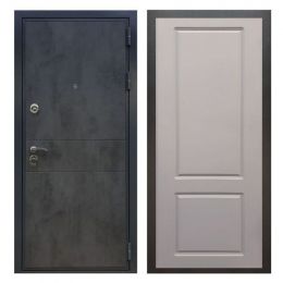 Дверь входная Great Doors X290 Бетон Темный ФЛ-117 Софт Грей
