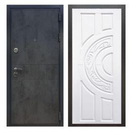 Дверь входная Great Doors X290 Бетон Темный ФЛ-232 Белый Софт