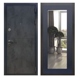 Дверь входная Great Doors X290 Бетон Темный Зеркало 18 Венге