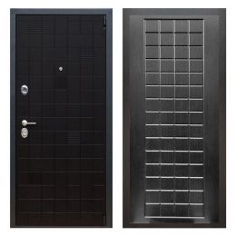 Дверь входная металлическая Great Doors Х12 Тетрис Ясень Черный ФЛ-256 Венге