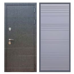 Дверь входная Great Doors Х21 Штукатурка Графит ФЛ-14 Силк Титан